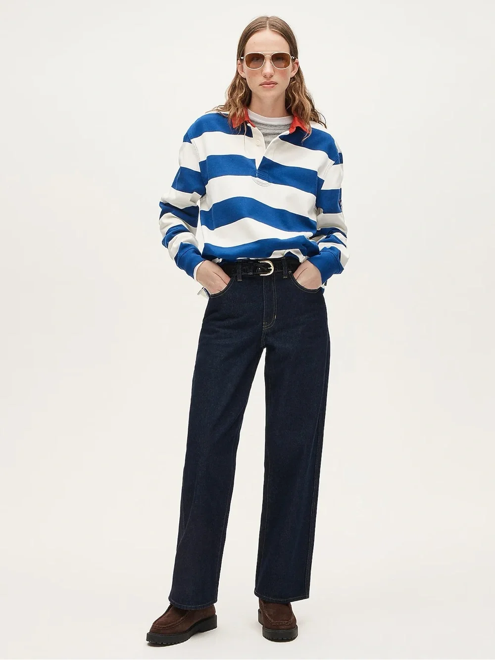 J. CREW U.S. Ski & Snowboard by J.Crew rugby shirt in stripe Size L $128 CQ461